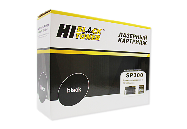 Тонер-картридж Hi-Black (HB-SP300) для Ricoh Aficio SP 300DN, чёрный (1500 стр.)
