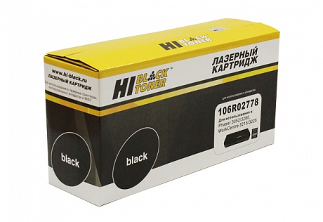 Тонер-картридж Hi-Black (HB-106R02778) для Xerox Phaser 3052/ 3260/ WorkCentre 3215/ 3225, чёрный (3000 стр.)