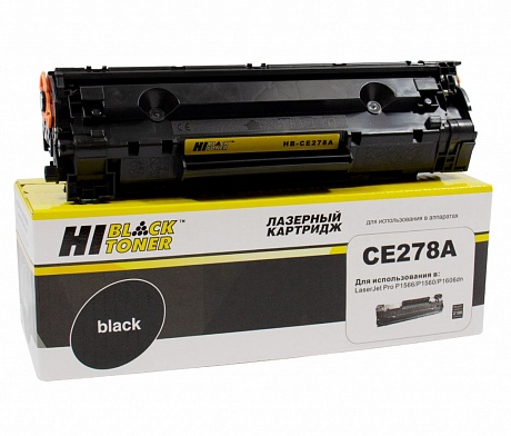 Картридж лазерный Hi-Black (HB-CE278A) для HP LJ Pro P1566/ P1606dn/ M1536dnf, чёрный (2100 стр.)