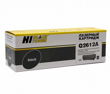 Картридж лазерный Hi-Black (HB-Q2612A) для HP LJ 1010/ 1020/ 3050, чёрный (2000 стр.)