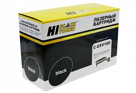Драм-картридж Hi-Black (HB-C-EXV18D) для Canon iR-1018/ 1020, чёрный (21000 стр.)